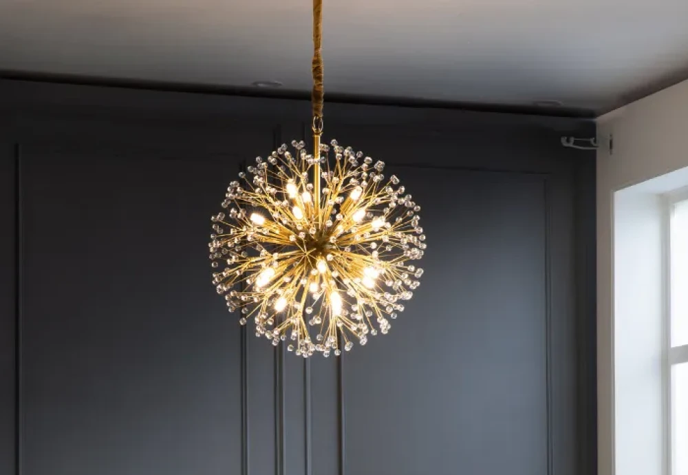 crystal sphere chandelier